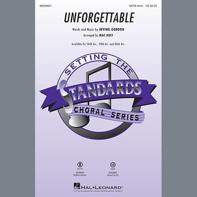 Unforgettable (arr. Mac Huff)