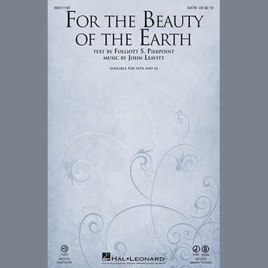 For the Beauty of the Earth - Harp