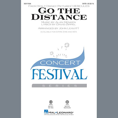 Go The Distance (from Hercules) (arr. John Leavitt)