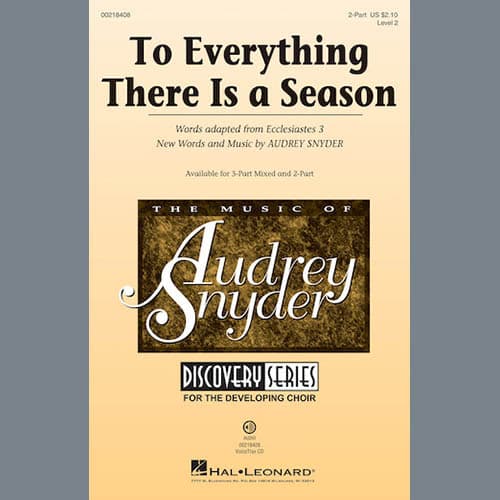 To Everything There Is a Season