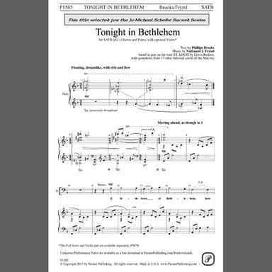 Tonight in Bethlehem - Full Score