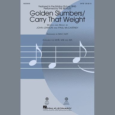 Golden Slumbers/Carry That Weight (from Sing) (arr. Mac Huff) - Bass