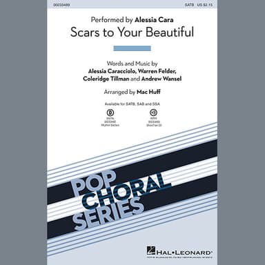 Scars to Your Beautiful (arr. Mac Huff) - Guitar