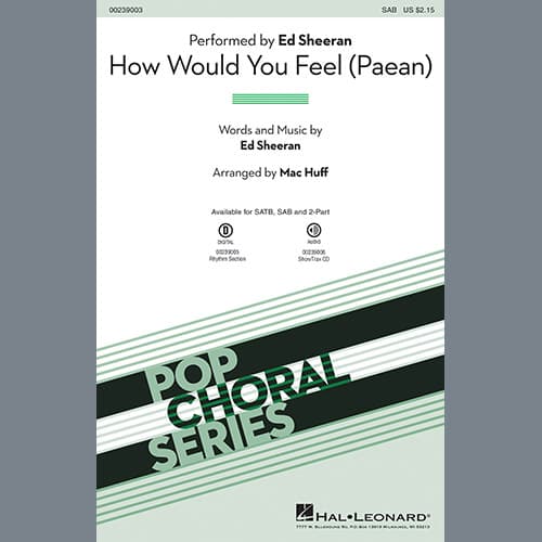 How Would You Feel (Paean) (arr. Mac Huff) - Synthesizer