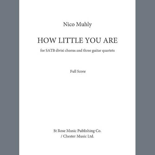 How Little You Are (Score)