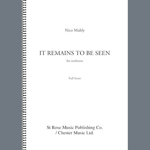 It Remains to Be Seen - Full Score