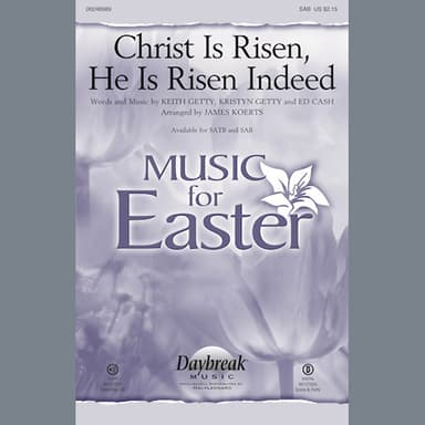 Christ Is Risen, He Is Risen Indeed (arr. James Koerts)