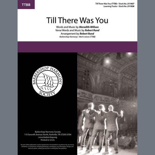 Till There Was You (from The Music Man) (arr. Robert Rund)