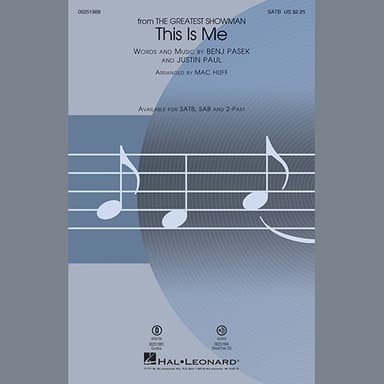 This Is Me (from The Greatest Showman) (arr. Mac Huff) - Synthesizer