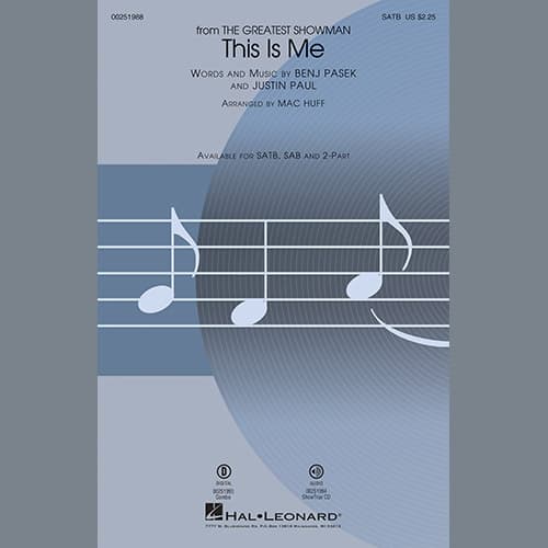 This Is Me (from The Greatest Showman) (arr. Mac Huff) - Trombone