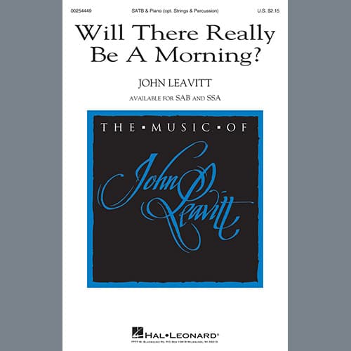 Will There Really Be A Morning - Violin 1