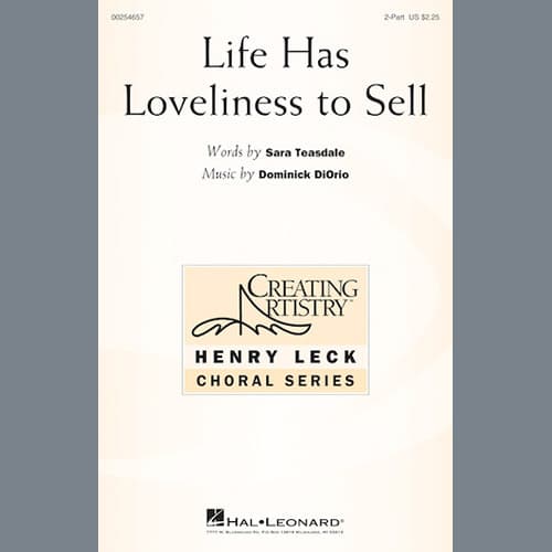 Life Has Loveliness to Sell
