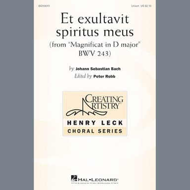 Et exultavit spiritus meus (from "Magnificat in D major")