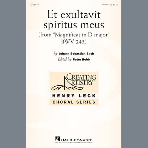 Et exultavit spiritus meus (from "Magnificat in D major")