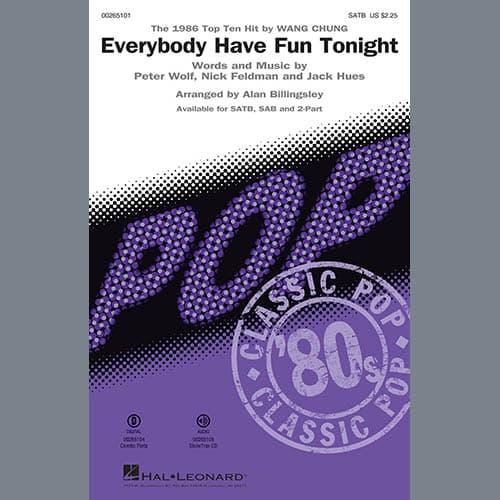 Everybody Have Fun Tonight (arr. Alan Billingsley) - Synthesizer I