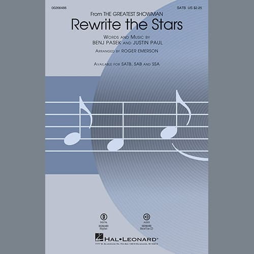 Rewrite The Stars (arr. Roger Emerson) - Drums