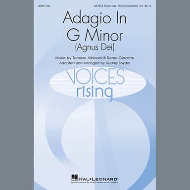 Adagio In Sol Minore (Adagio in G Minor) (arr. Audrey Snyder) - Viola