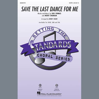 Save the Last Dance for Me (arr. Kirby Shaw) - Bass