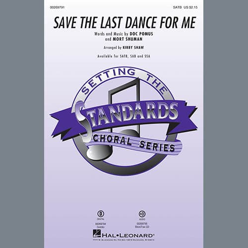 Save the Last Dance for Me (arr. Kirby Shaw) - Trombone