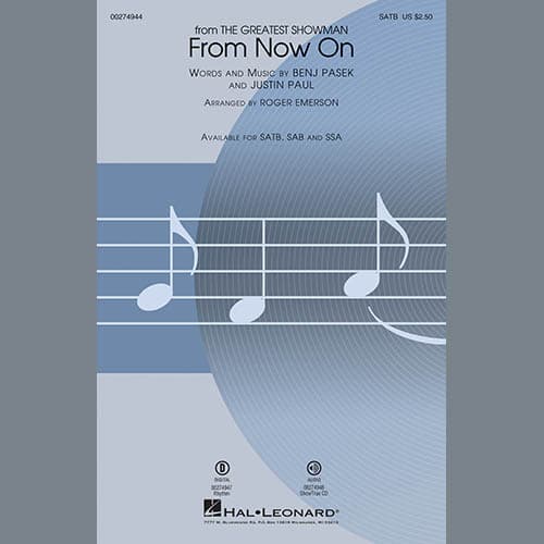 From Now On (from The Greatest Showman) (arr. Roger Emerson)