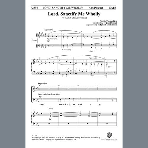 Lord, Sanctify Me Wholly
