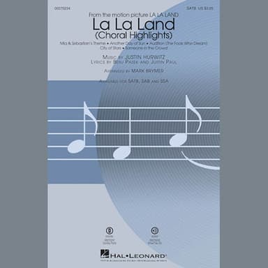 La La Land: Choral Highlights (arr. Mark Brymer) - Trombone