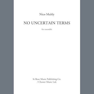 No Uncertain Terms - Score
