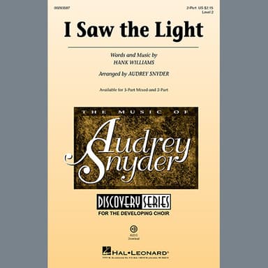 I Saw the Light - 3pt mx (arr. Audrey Snyder)