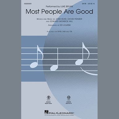 Most People Are Good  (arr. Ed Lojeski) - Drums