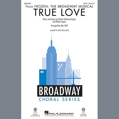True Love (from Frozen: the Broadway Musical) (Arr. Mac Huff) - Synthesizer