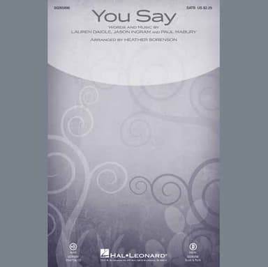 You Say (arr. Heather Sorenson) - Synth 2