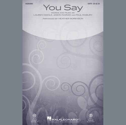You Say (arr. Heather Sorenson) - Synth 2