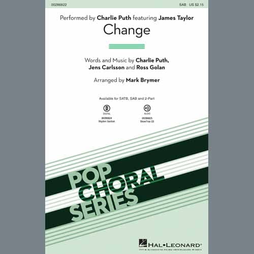 Change (feat. James Taylor) (arr. Mark Brymer)