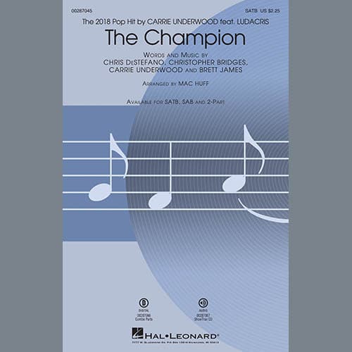 The Champion (feat. Ludacris) (arr. Mac Huff) - Drums