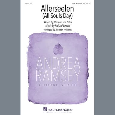 Allerseelen (arr. Brandon Williams)