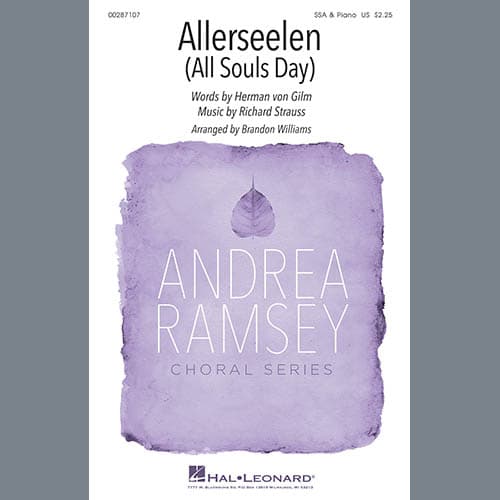 Allerseelen (arr. Brandon Williams)