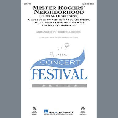 Mister Rogers' Neighborhood (Choral Highlights) (arr. Roger Emerson) - Bass