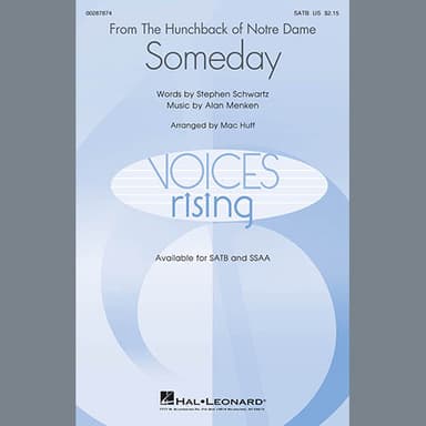 Someday (from The Hunchback Of Notre Dame) (arr. Mac Huff) - Bb Trumpet 2