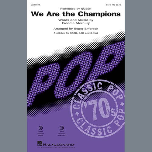We Are the Champions (arr. Roger Emerson) - Drums