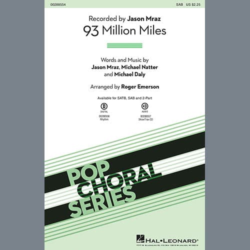 93 Million Miles (arr. Roger Emerson)