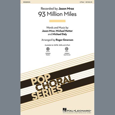 93 Million Miles (arr. Roger Emerson)