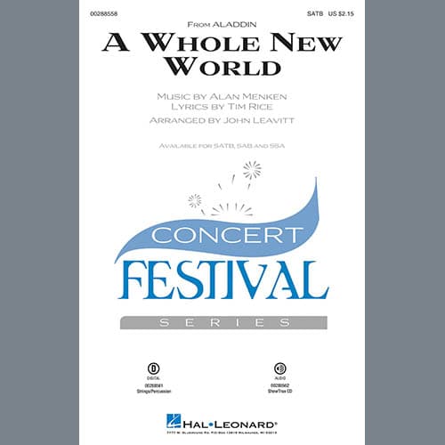 A Whole New World (from Aladdin) (arr. John Leavitt) - Percussion 1