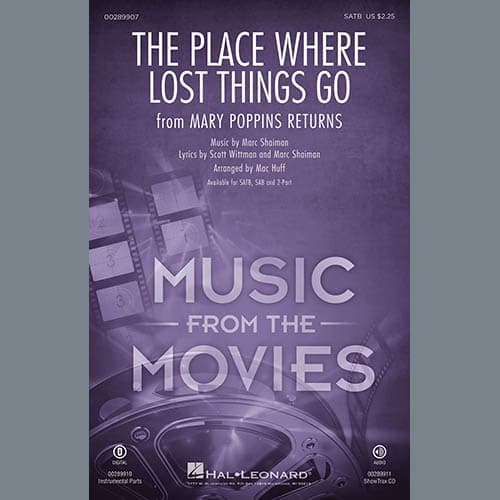 The Place Where Lost Things Go (from Mary Poppins Returns) (arr. Mac Huff) - Clarinet