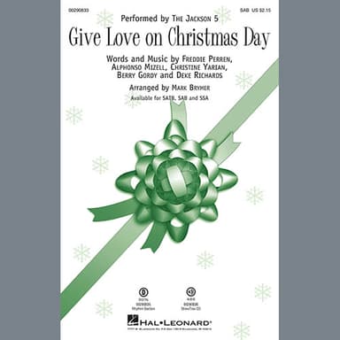 Give Love On Christmas Day (arr. Mark Brymer)