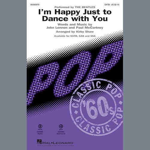 I'm Happy Just to Dance with You (arr. Kirby Shaw) - Bass