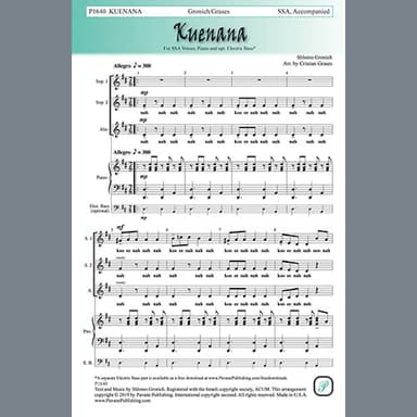 Kuenana (arr. Cristian Grases)