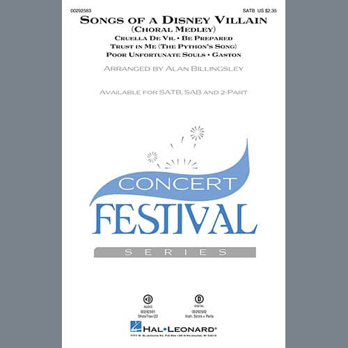 Songs of a Disney Villain (Choral Medley) - Drums