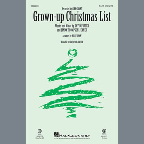 Grown-Up Christmas List (arr. Kirby Shaw)