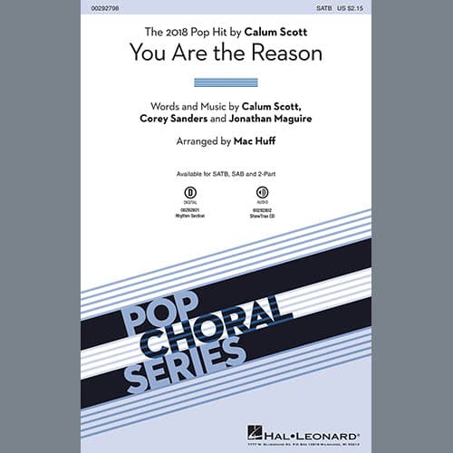 You Are the Reason (arr. Mac Huff) - Synthesizer