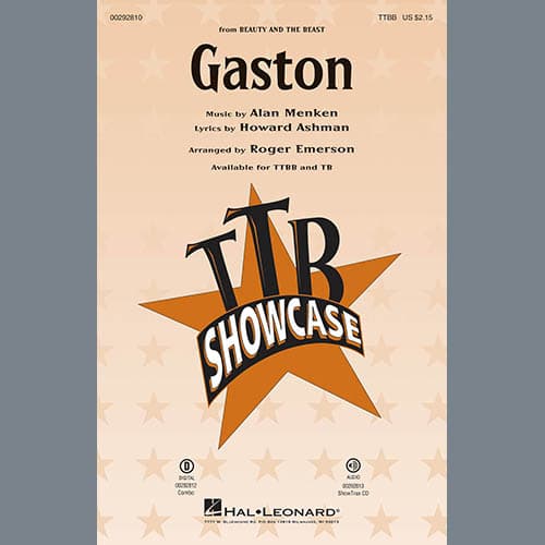 Gaston (from Beauty and The Beast) (arr. Roger Emerson) - Trombone